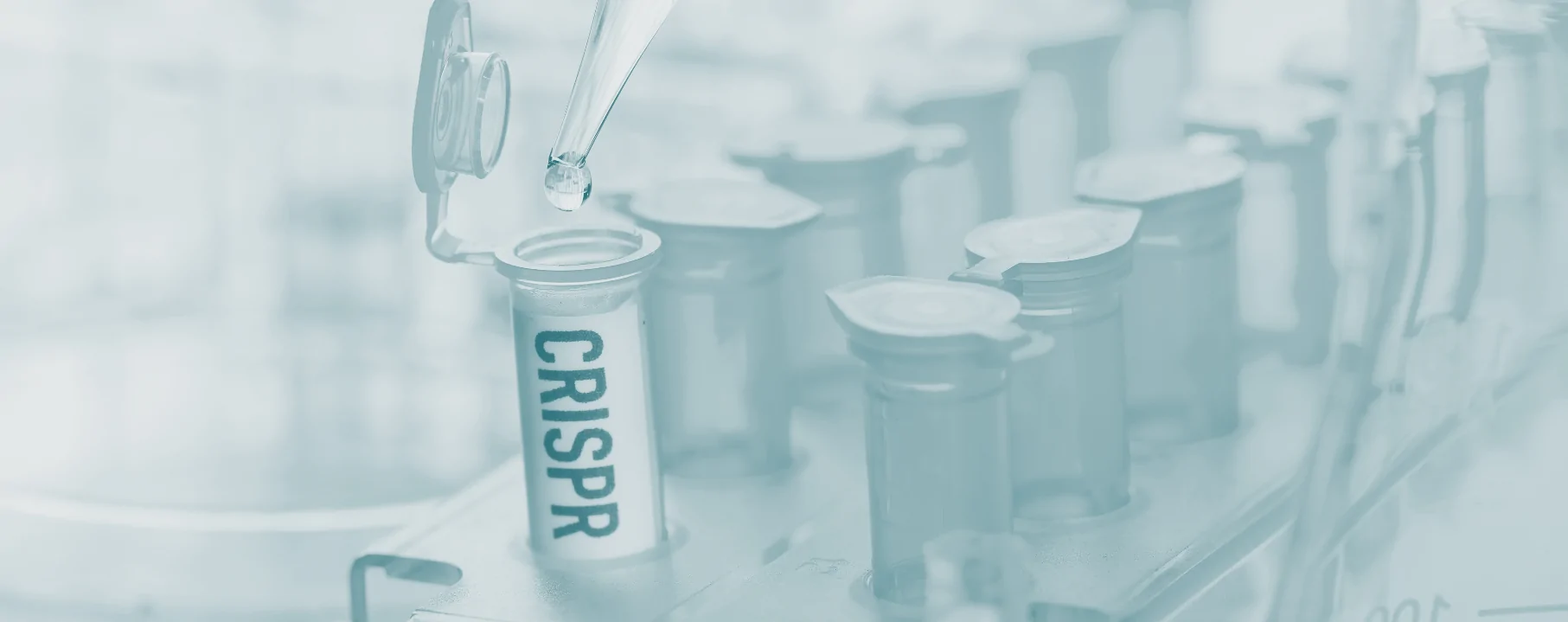 Tube labeled with CRISPR